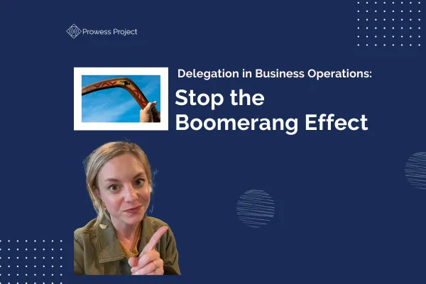 Delegation in Business Operations: Stop the Boomerang Effect