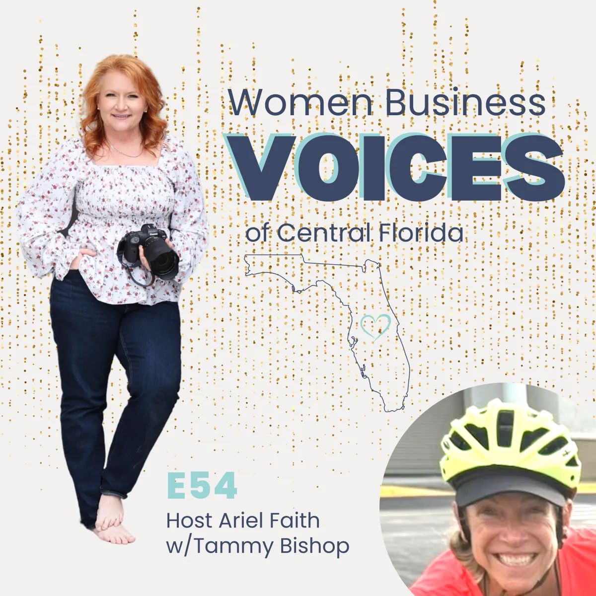 E54 Biking Through Fear - With Tammy Bishop and Ariel Faith 