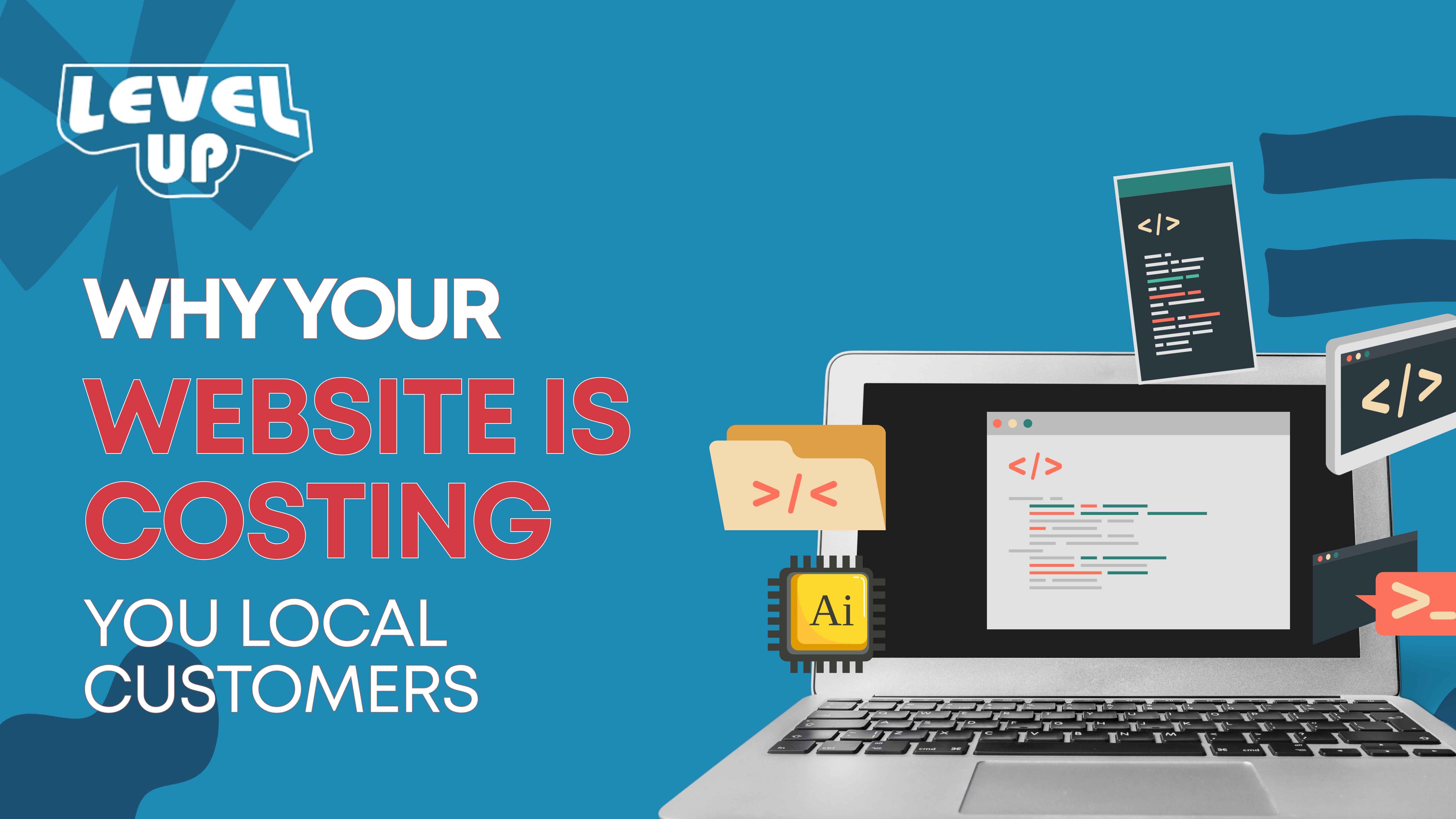 local business website mistakes