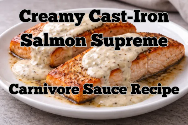 Creamy Cast-Iron Salmon Supreme – Carnivore Sauce Recipe