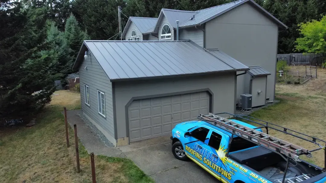 Metal Roof In Roy, WA
