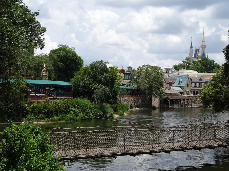 View From the Rivers of America at WDW's Magic Kingdom