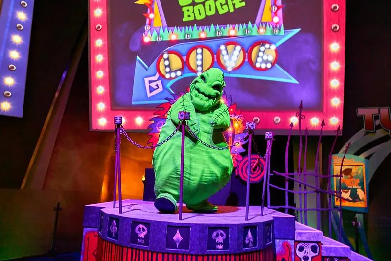 Oogie Boogie as the Host of the Disneyland Resort's Oogie Boogie Bash