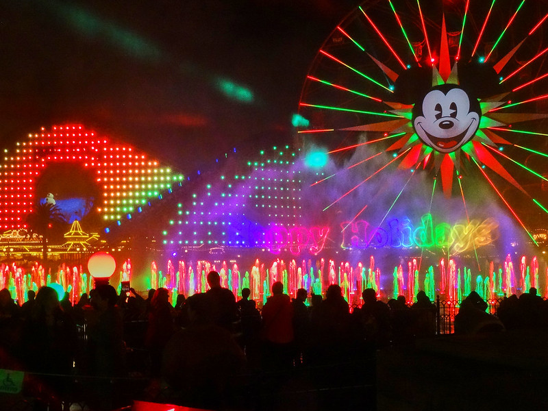 World of Color Holiday Version at Disney California Adventure
