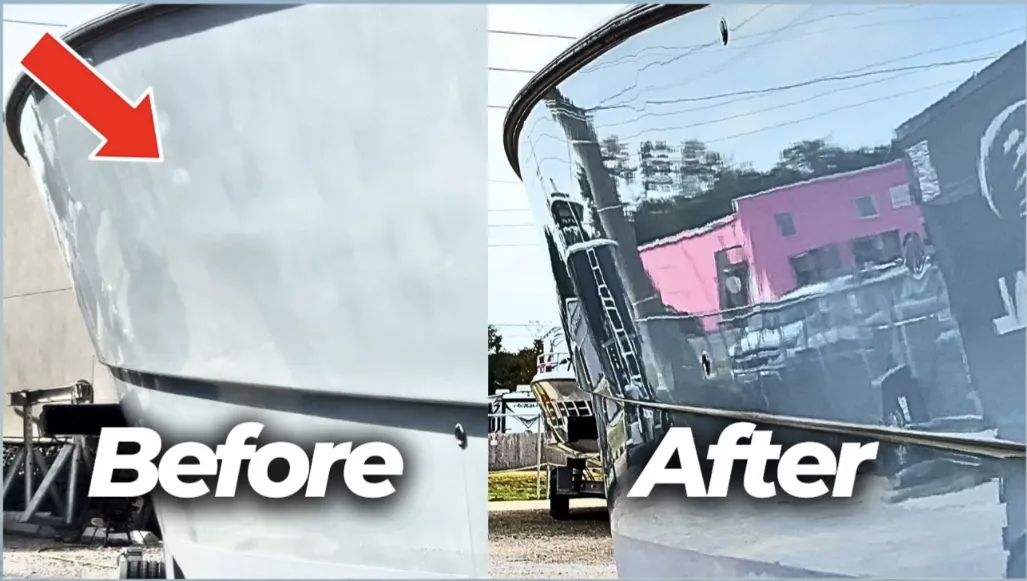 How to remove oxidation from boat