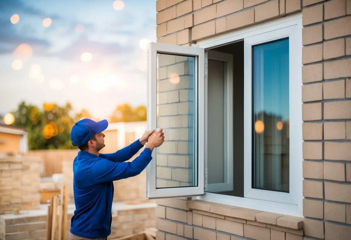 Man Installing WIndow