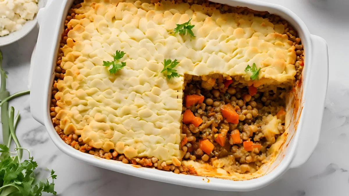 Lentil & Vegetable Shephard's Pie