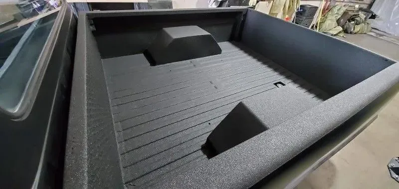 black sprayed bedliner