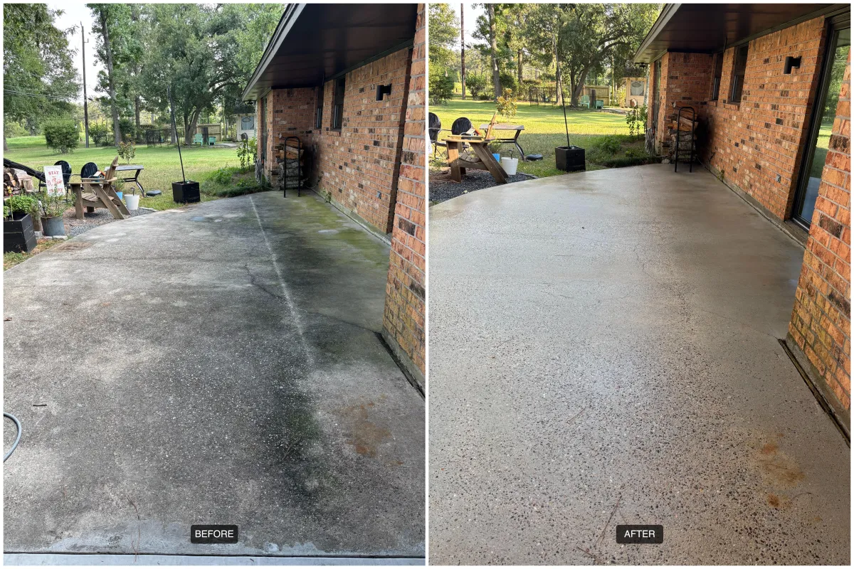 Patio Pressure Washing
