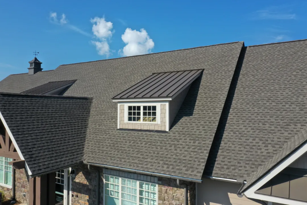 Metal And Shingle roofing