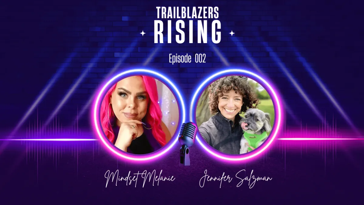 Jennifer Salzman, certified life coach specializing in helping people with ADHD break free from alcohol self-medication, discusses healthy coping strategies on the Trailblazers Rising podcast.