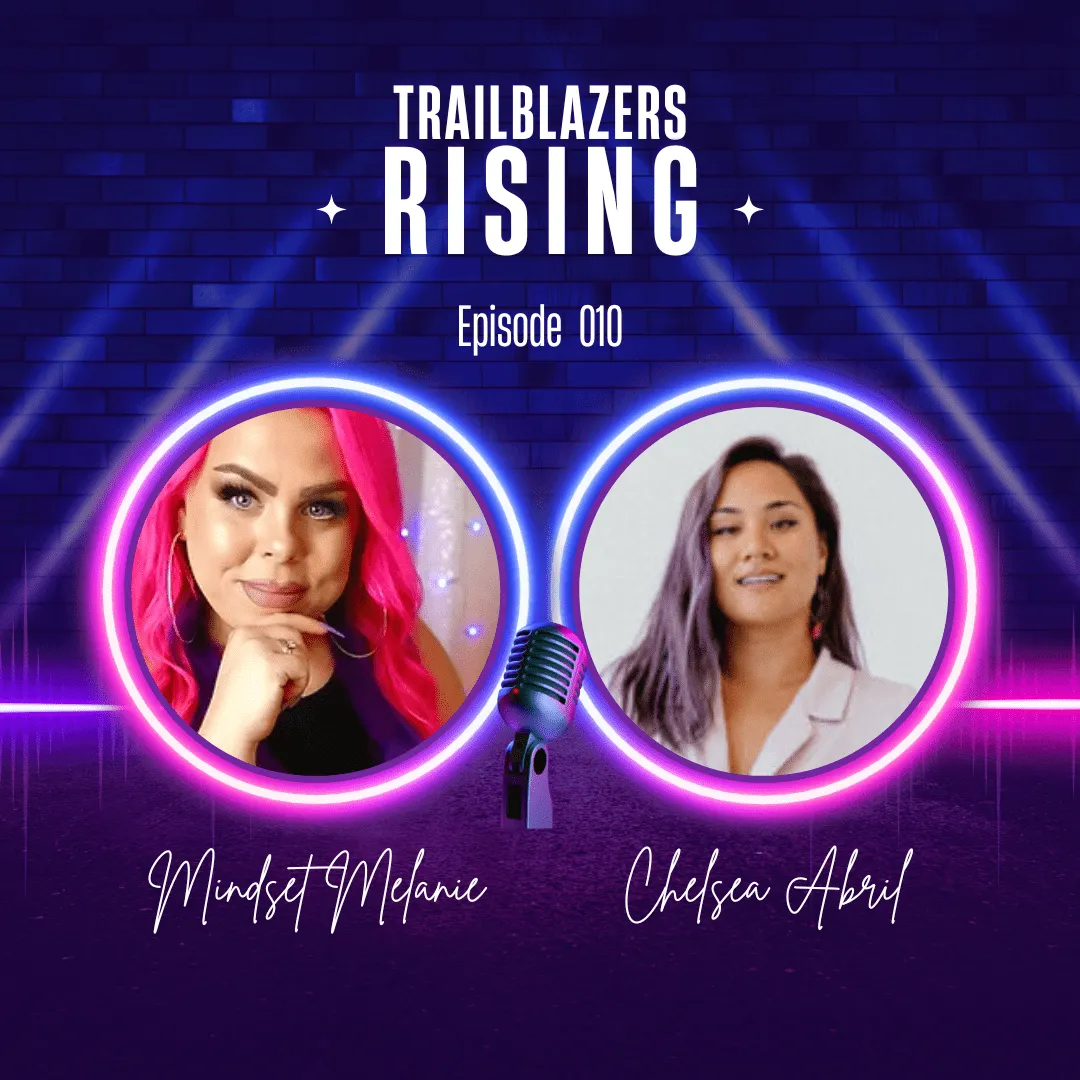 Chelsea Abril, master hypnotherapist and business mindset coach, smiling with colorful hair, representing neurodivergent entrepreneurship and business transformation