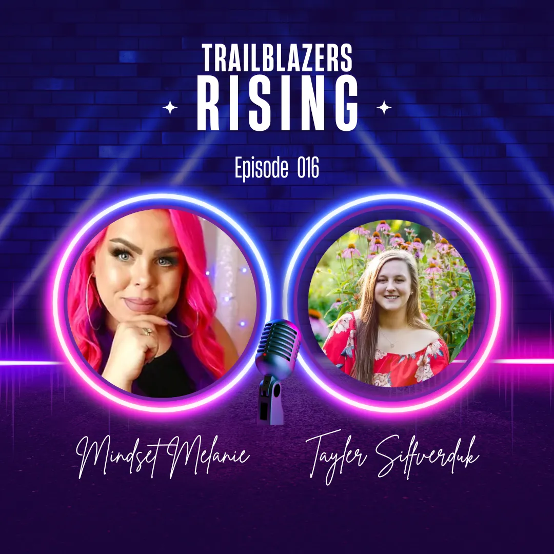 Tayler Silfverduk, ADHD business coach and dietitian, smiling during podcast interview about turning ADHD challenges into business superpowers