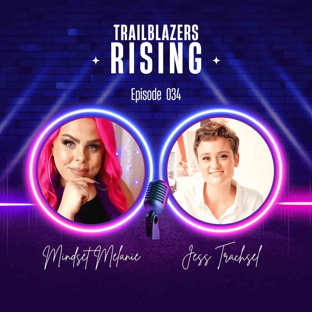 Jess Trachsel from Prairie Glow Studio in discussion with Melanie Branch about authentic personal branding strategies for female entrepreneurs
