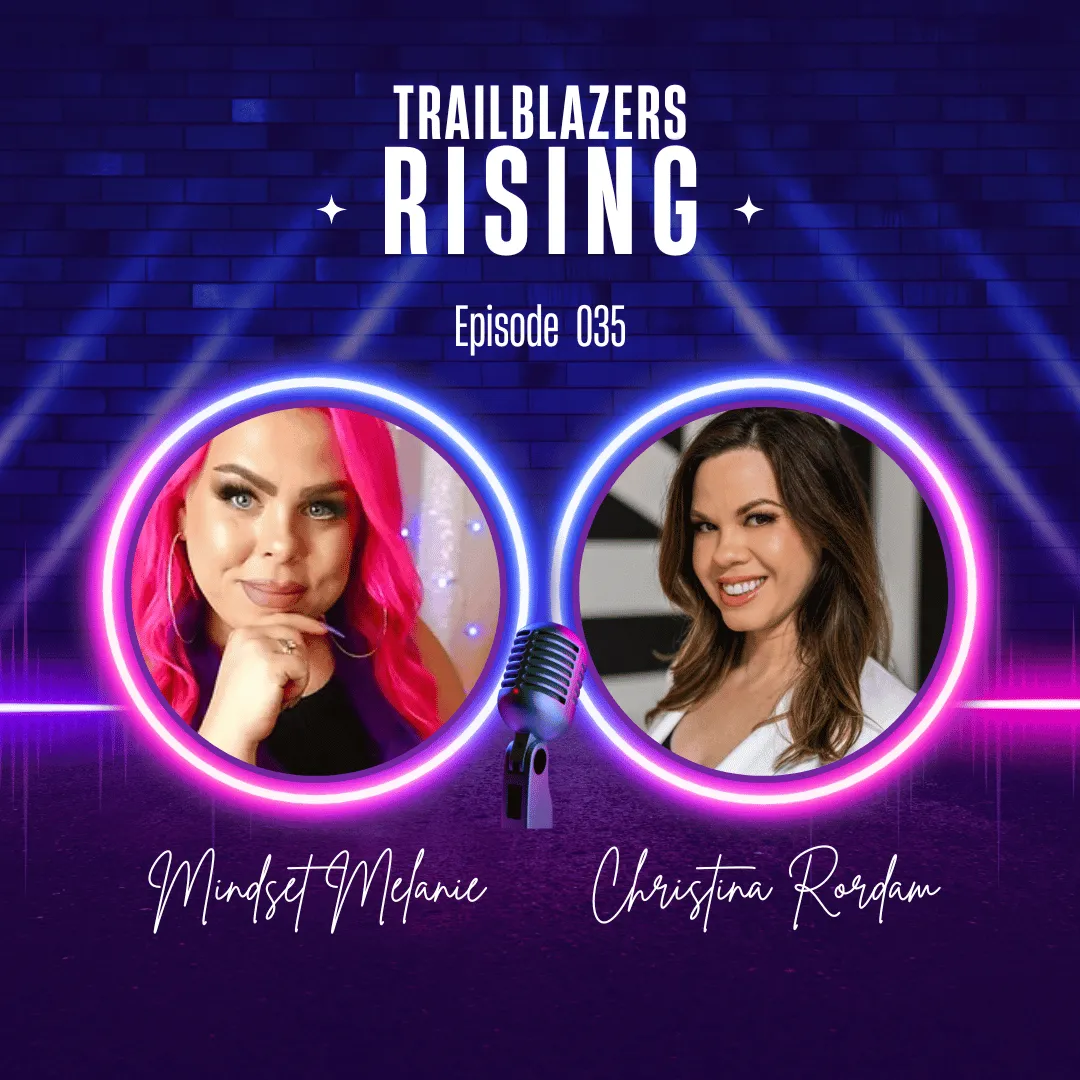 Christina Rordam, Orlando real estate agent and entrepreneur, smiling in professional headshot for Trailblazers Rising podcast episode about building authentic business relationships