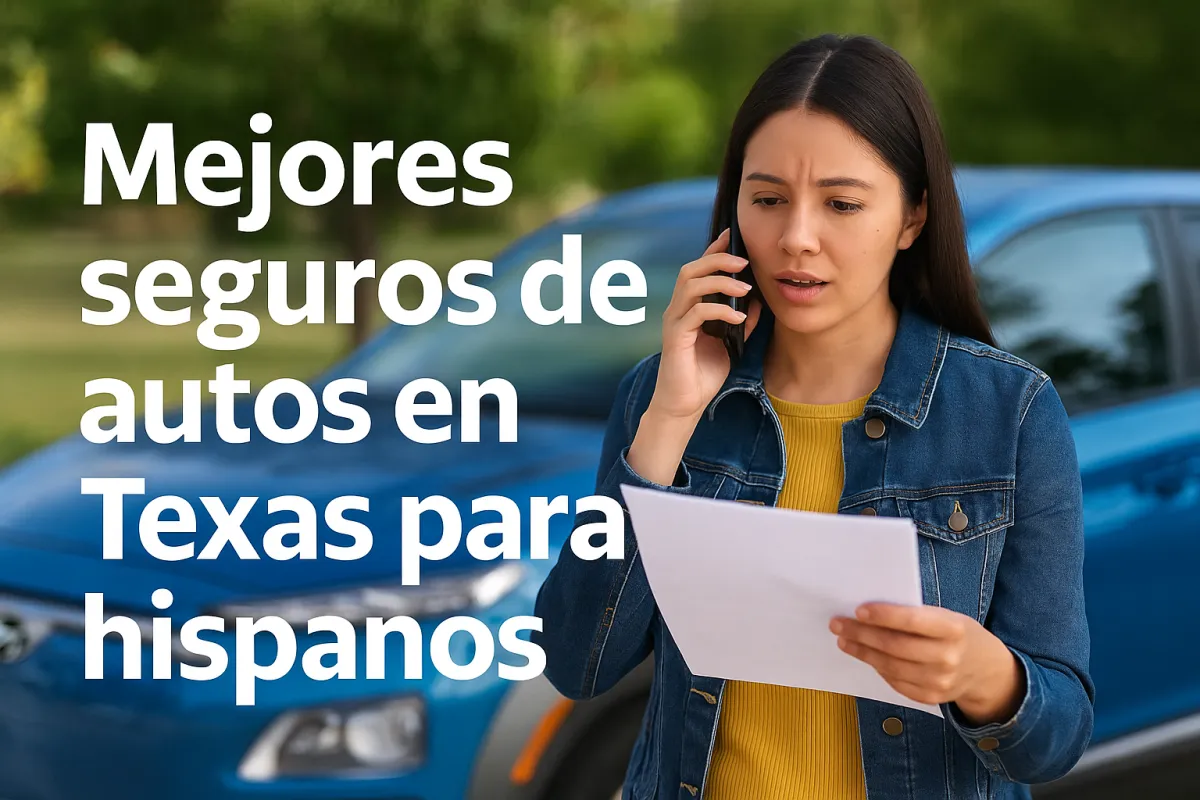 Mejores seguros de autos en Texas para hispanos.