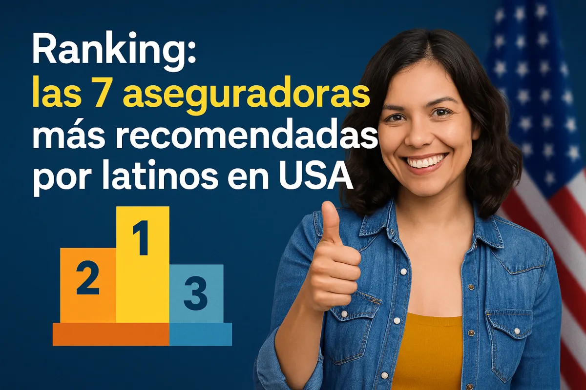 Ranking: las 7 aseguradoras más recomendadas por latinos en USA.
