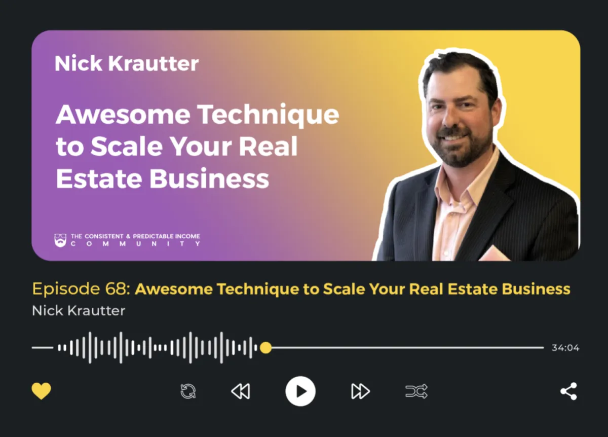 scale real estate business