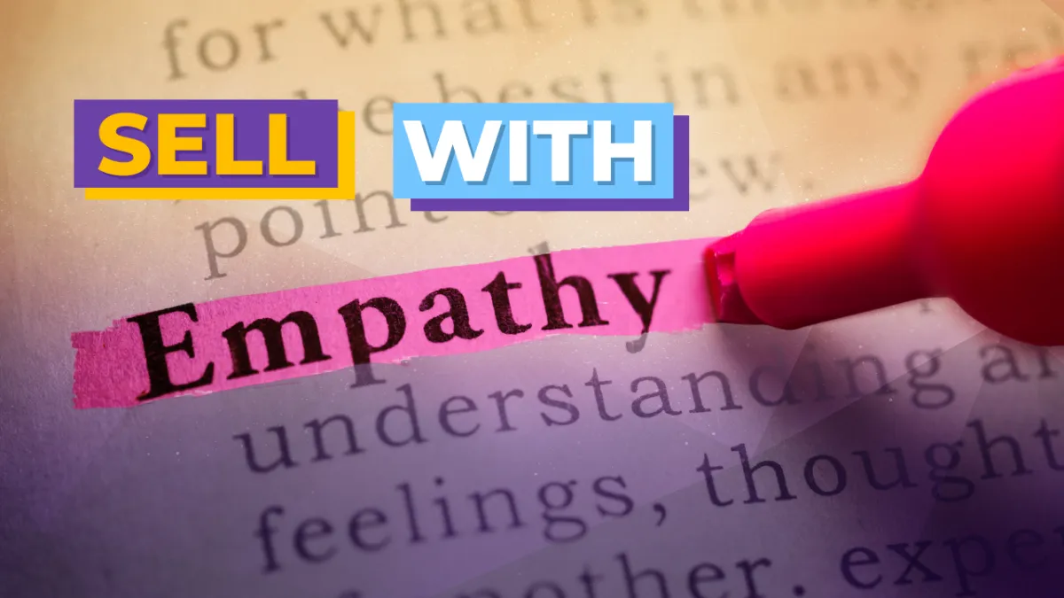 A confident salesperson engaging with a client using active listening and empathy — illustrating the power of emotional intelligence in building trust and closing sales.