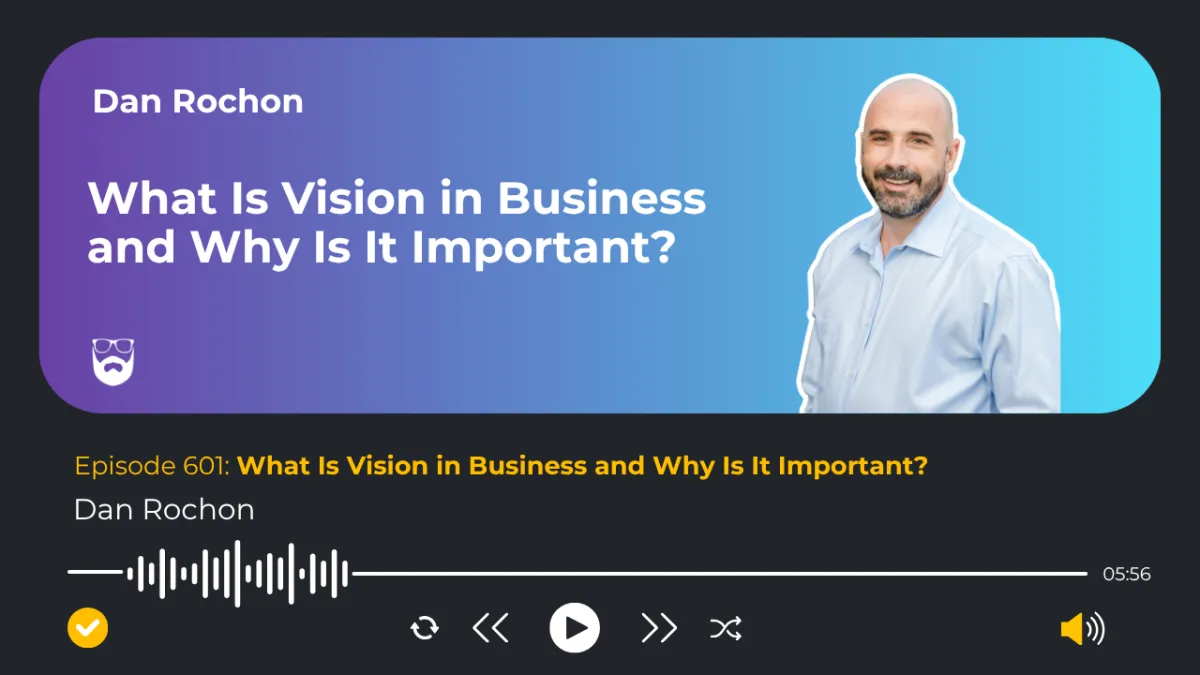 Shows how clear vision leads to progress and purpose.