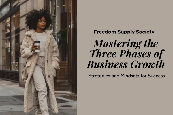 black woman entrepreneur walking with coffee