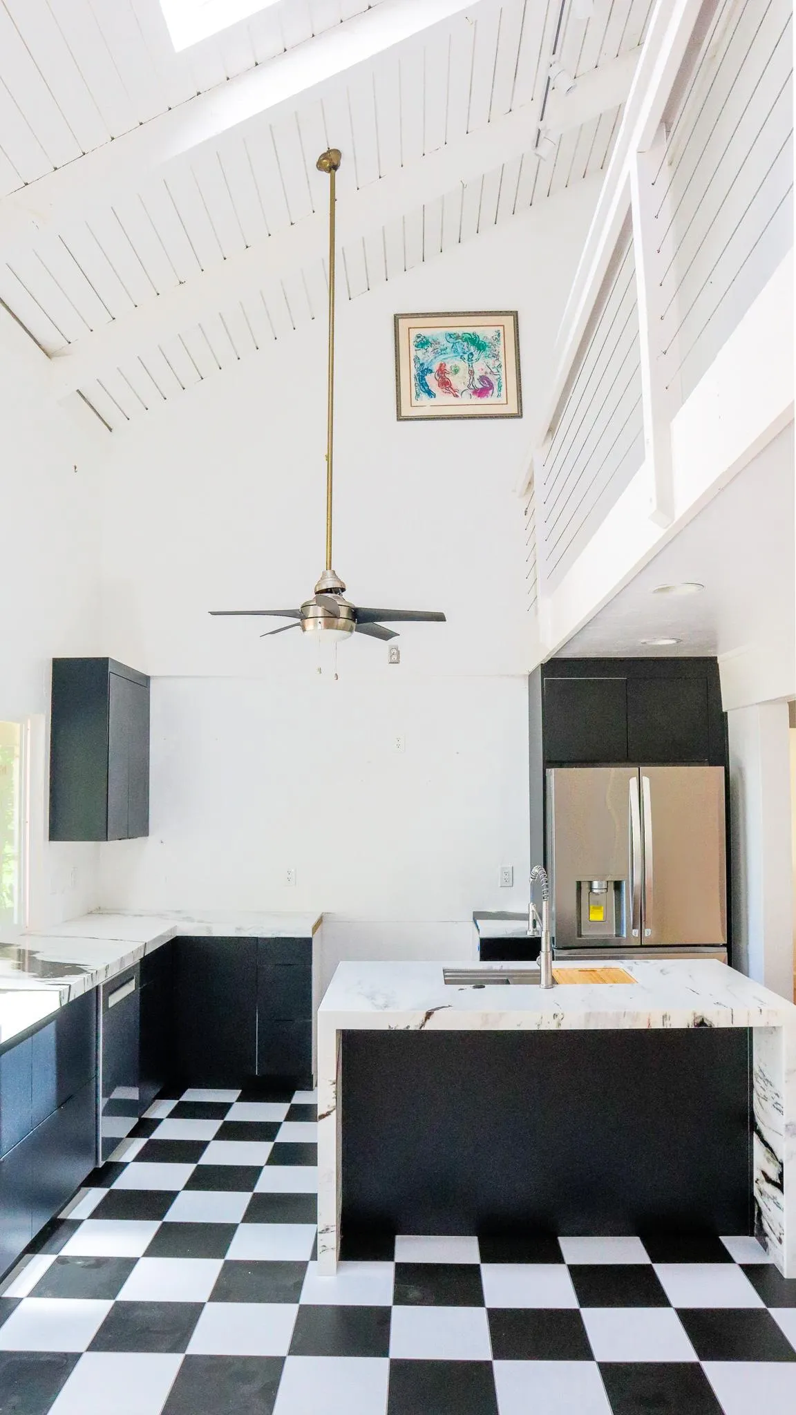 Modern kitchen remodel in Escondido with quartz countertops and custom cabinetry