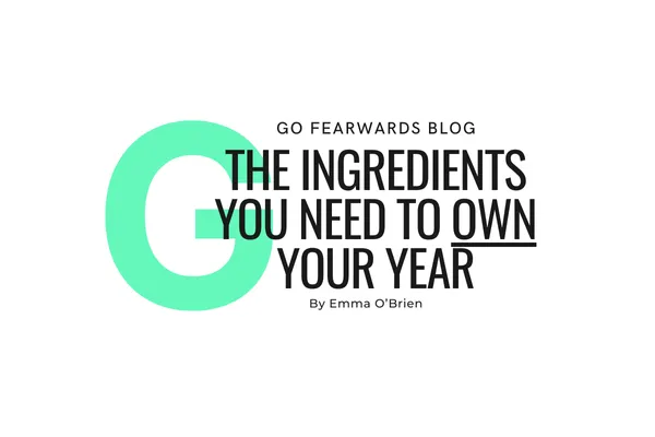 Logo with the words ingredients to OWN your year