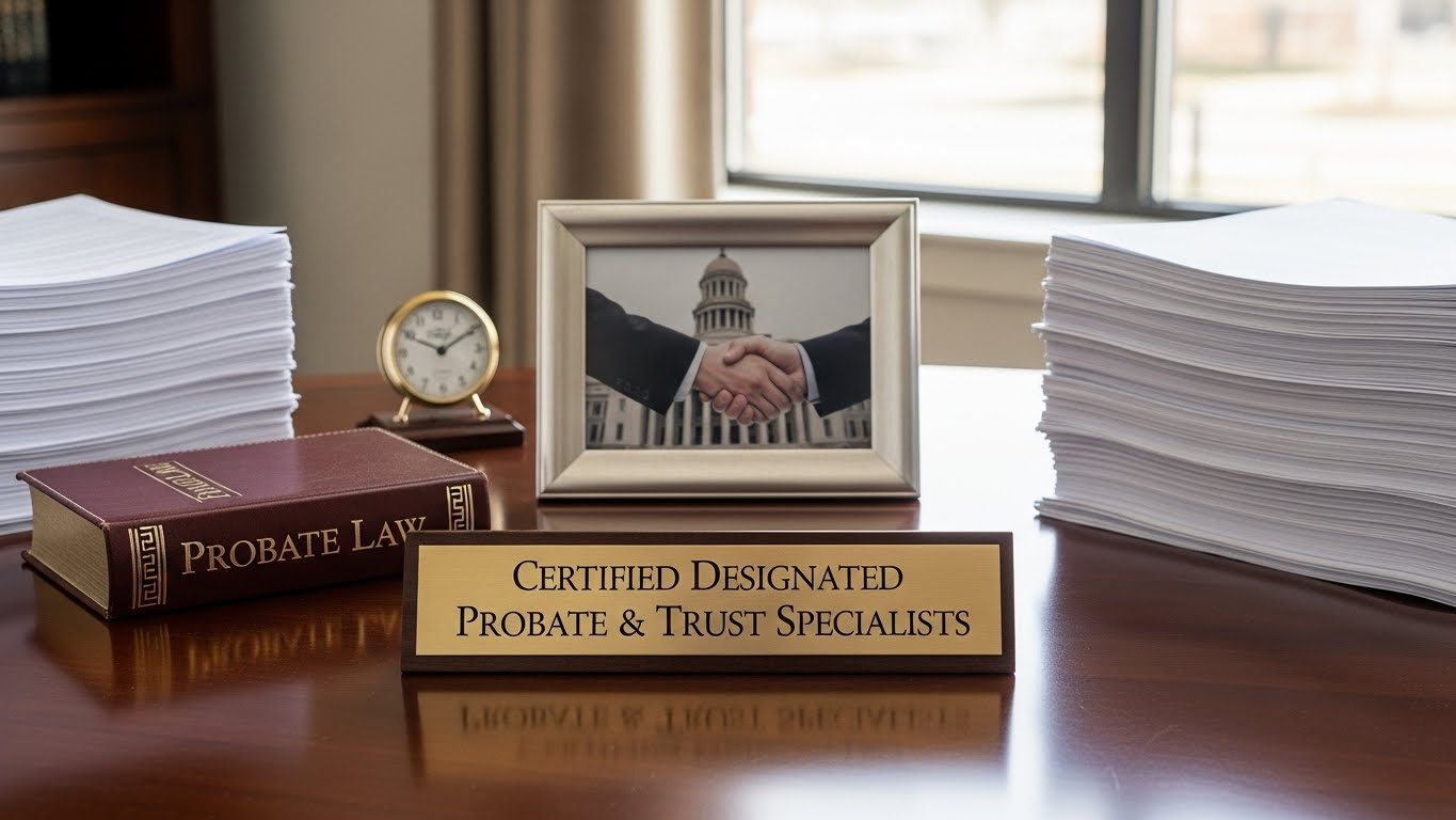 We Are Your Certified Designated Probate & Trust Specialists
