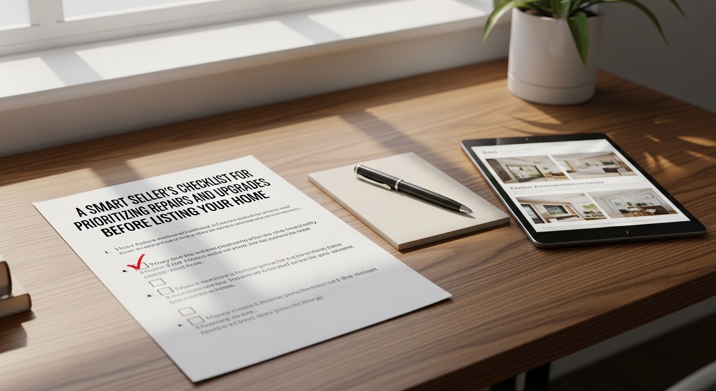 A Smart Seller’s Checklist for Prioritising Repairs and Upgrades Before Listing Your Home