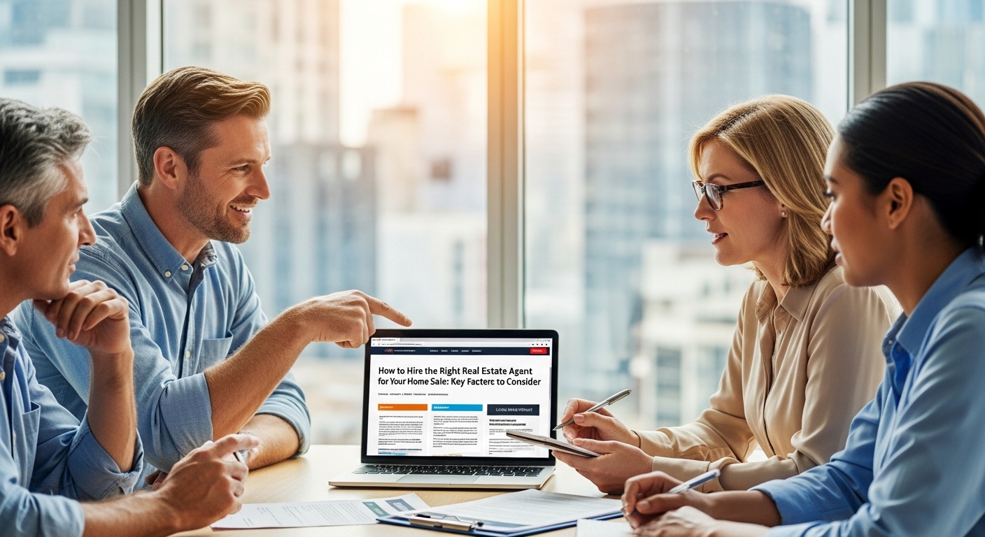How to Hire the Right Real Estate Agent for Your Home Sale: Key Factors to Consider