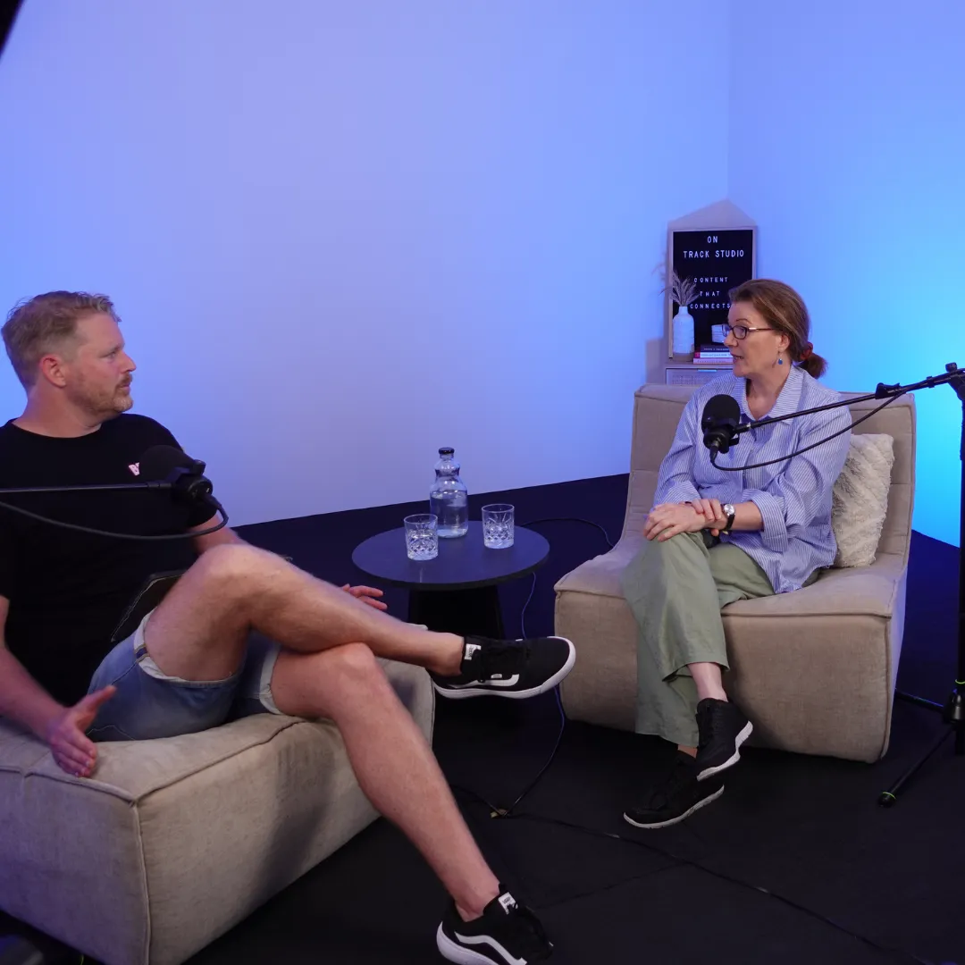 podcast interview with Larissa