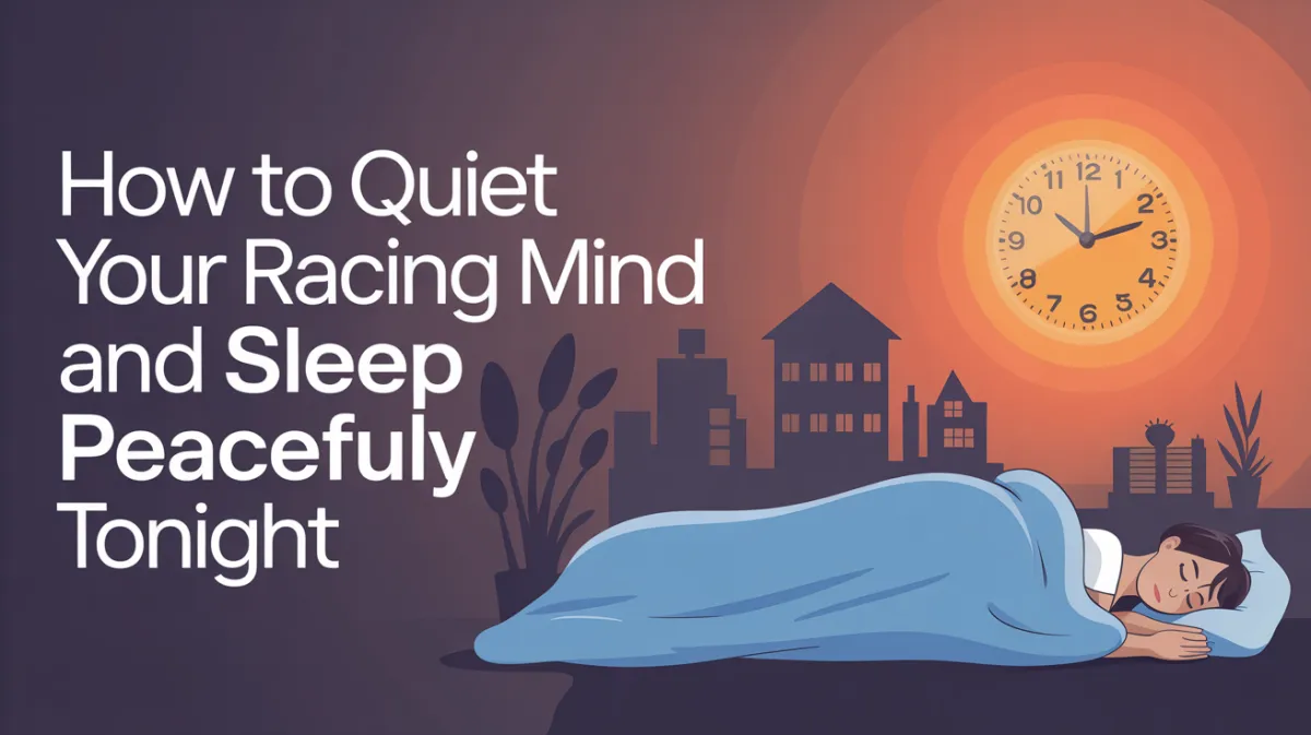 How to Quiet Your Racing Mind and Sleep Peacefully Tonight
