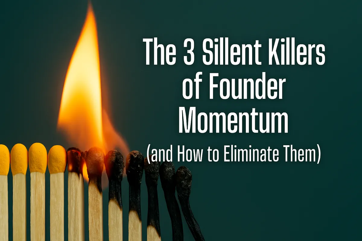The 3 Silent Killers of Founder Momentum (and How to Eliminate Them)
