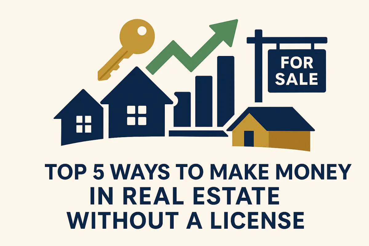 How to Make Money in Real Estate Without a License: 5 Proven Strategies for Beginners