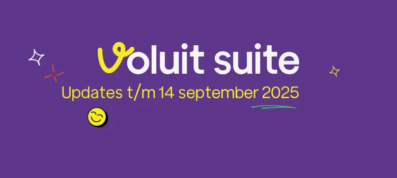 Voluit Suite Updates t/m 14 september 2025