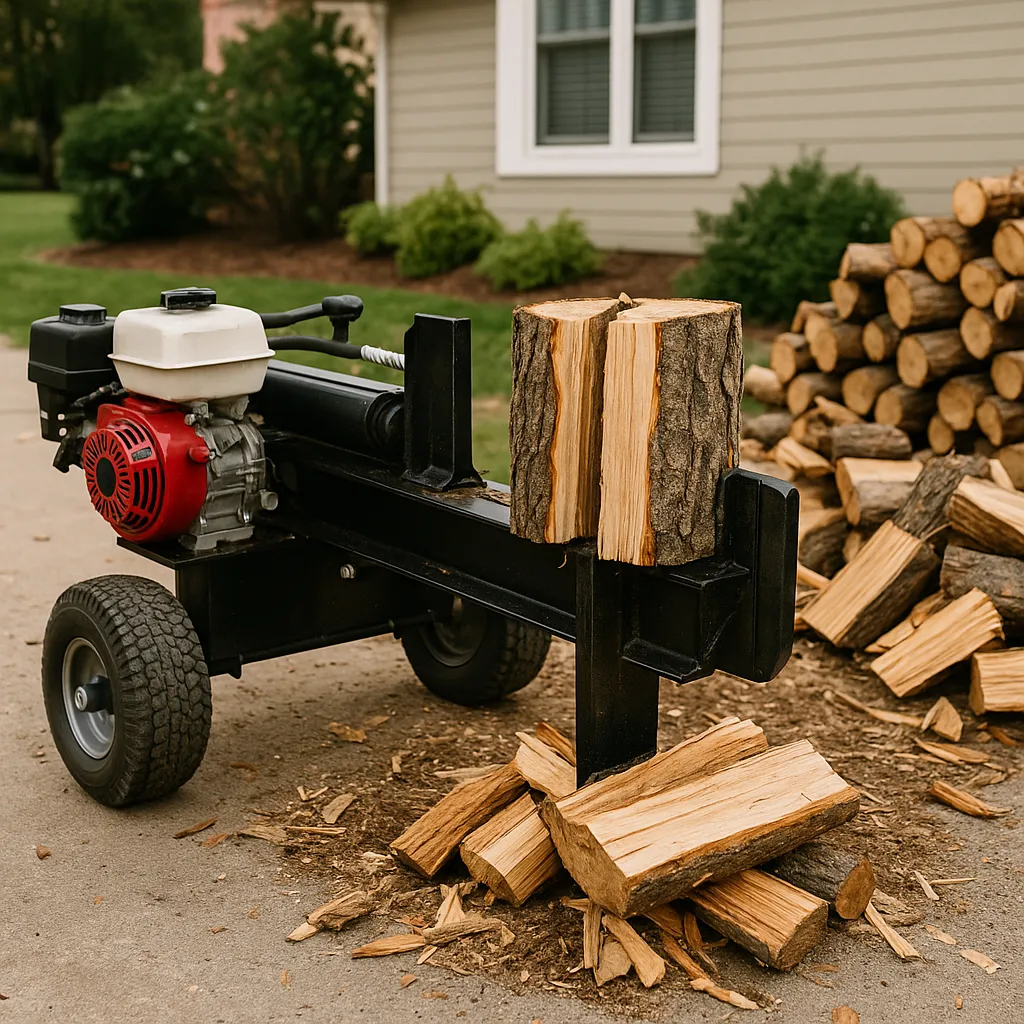 Wood Splitting Belfast Maine