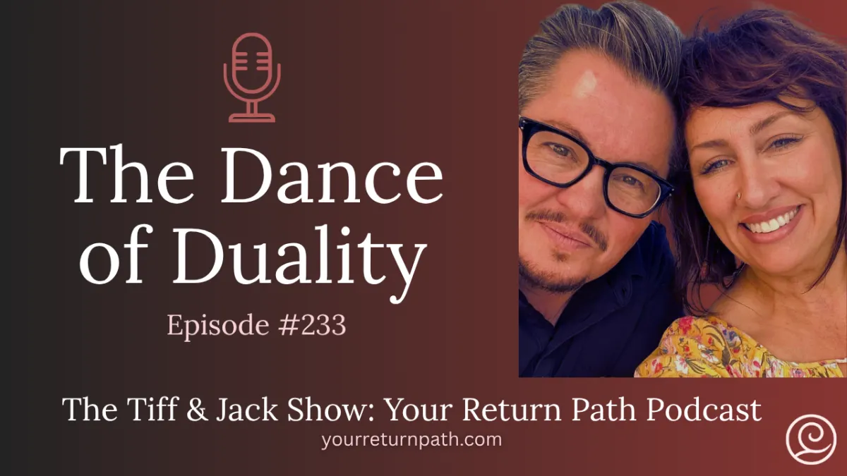 Tiff and Jack Walker explore duality, discussing how light and shadow create balance, authenticity, and personal transformation.