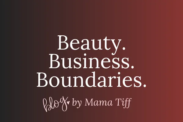 Mama Tiff standing confidently, representing empowered feminine leadership, bold beauty, thriving business, and strong personal boundaries.