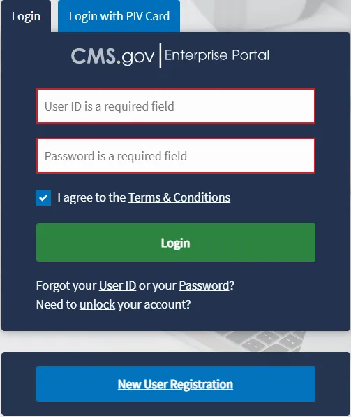 CMS login image