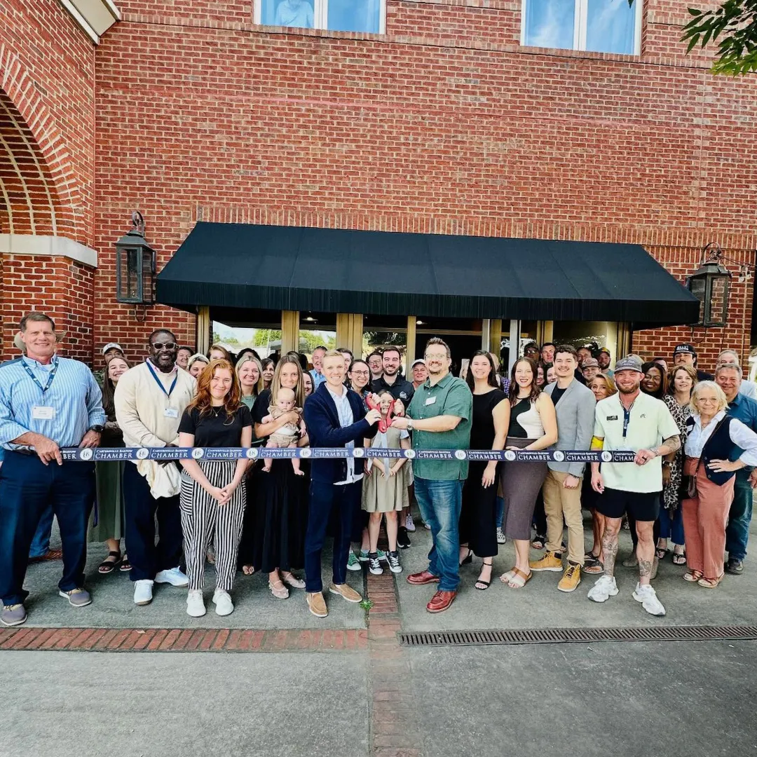 Ribbon Cutting photo at Triple Take Marketing in Cartersville, Ga