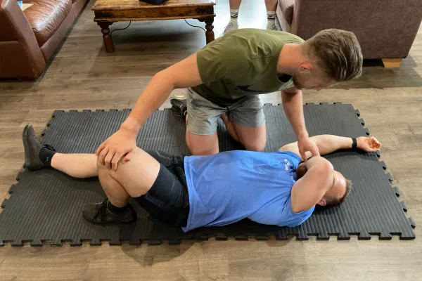 Putting someone into the Recovery Position