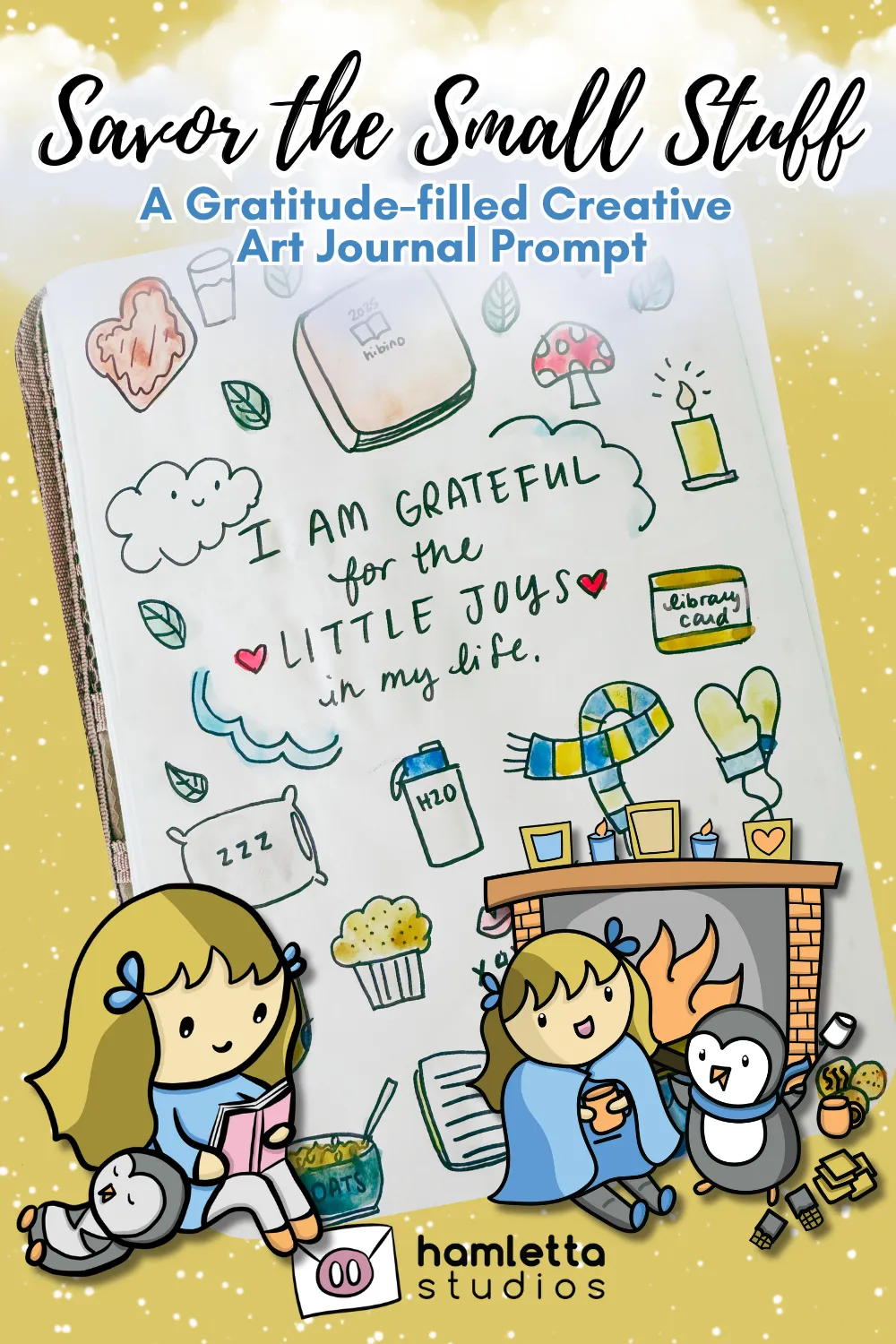 Savor the Small Stuff: A Gratitude-filled Creative Art Journal Prompt