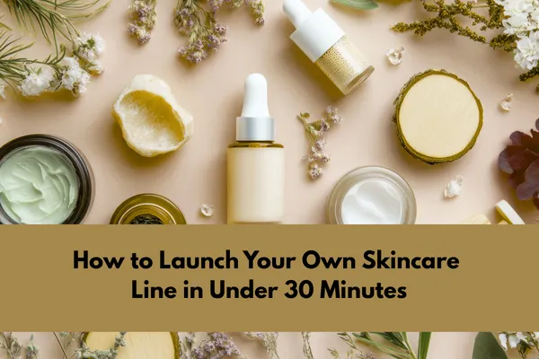 How to Launch Your Own Skincare Line in Under 30 Minutes (Without Inventory, Fulfillment, or a Chemistry Degree)