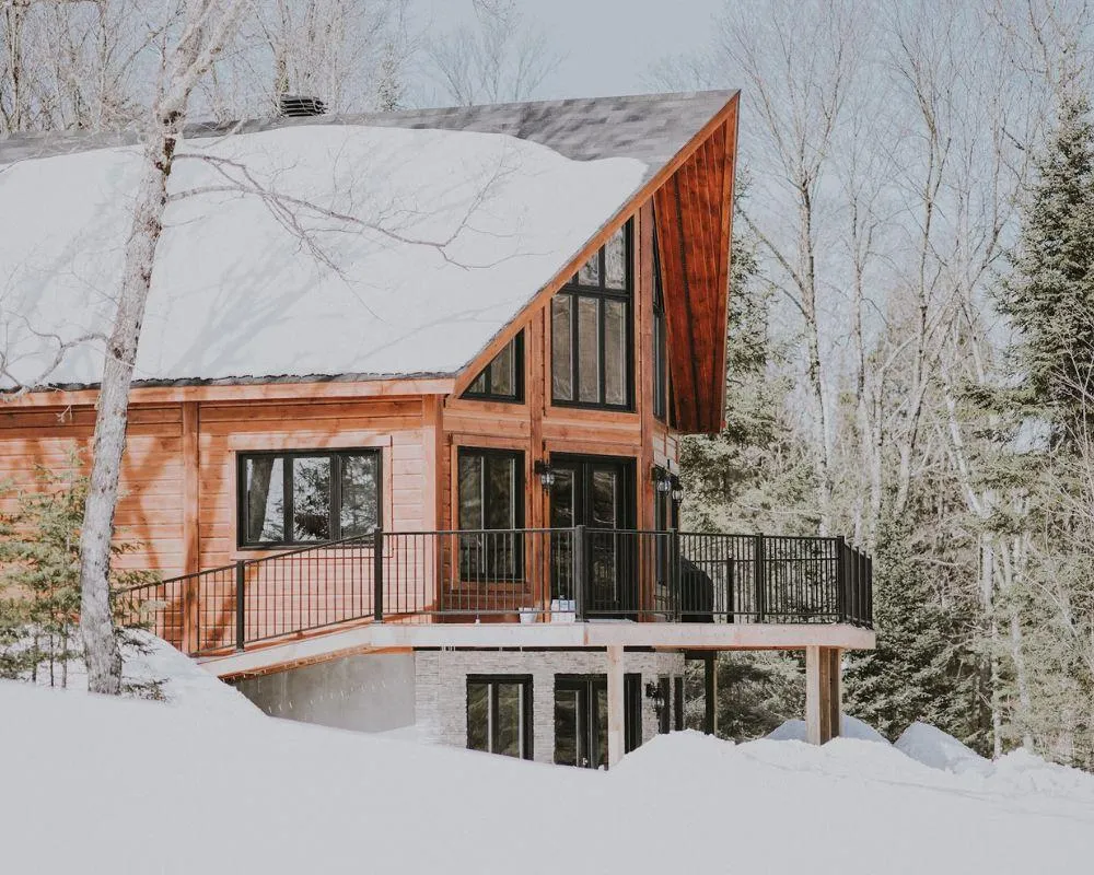 House in cold weather