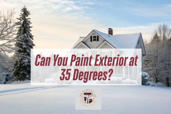Can You Paint Exterior at 35 Degrees?