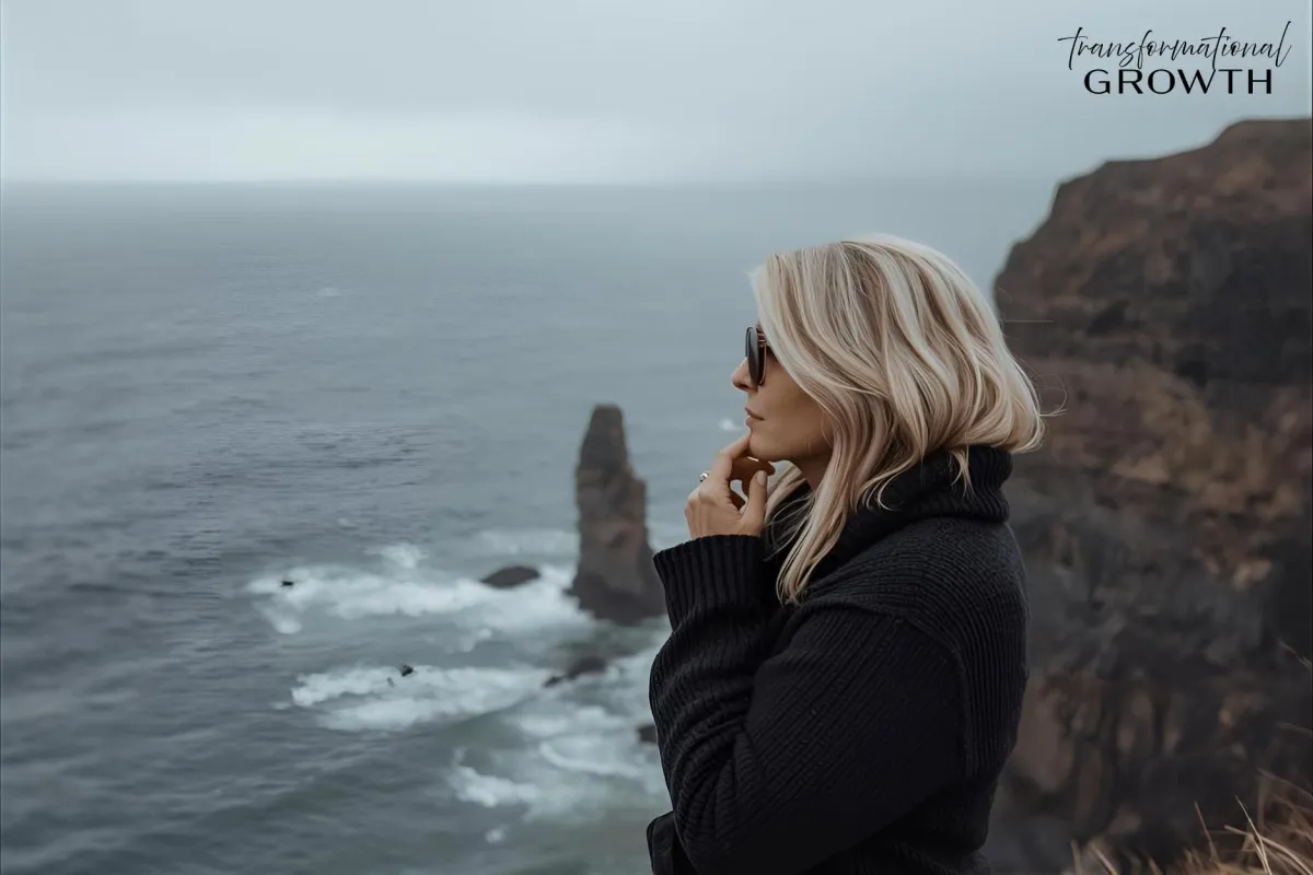 Nicky gibbs looking at the sea