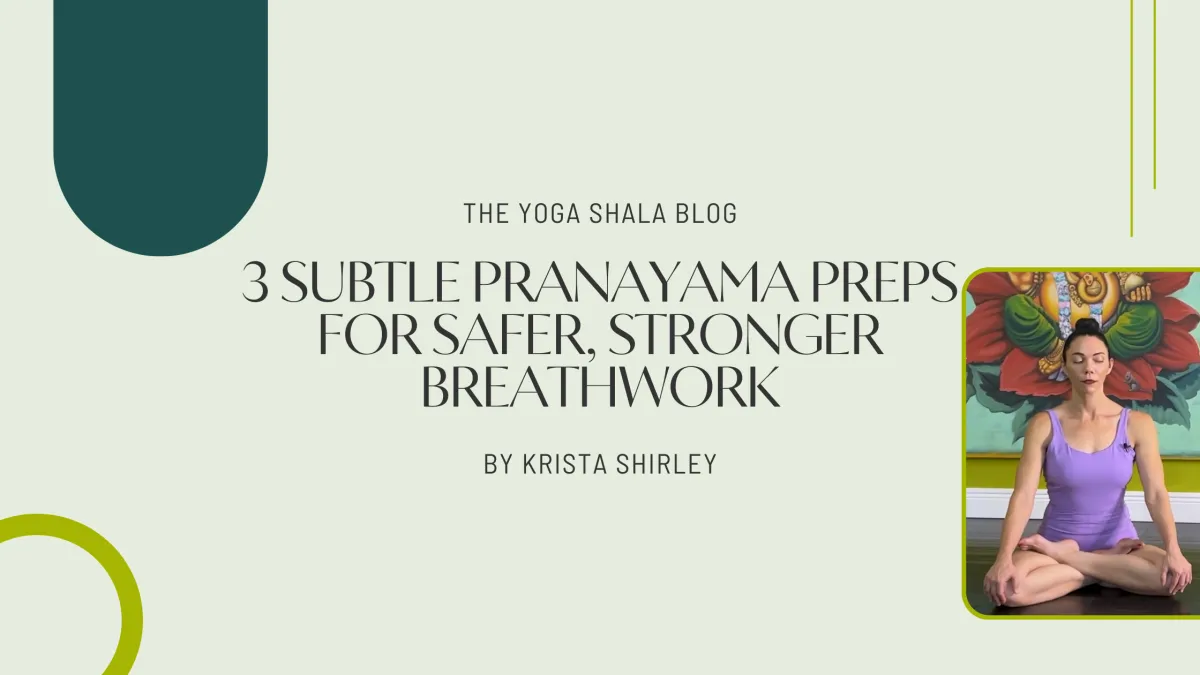 3 Subtle Pranayama Preps for Safer, Stronger Breathwork (Simha Mudra, Jivha Bandha & Brahma Mudra)