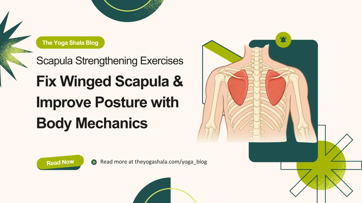 Scapula Strengthening Exercises | Fix Winged Scapula & Improve Posture with Body Mechanics