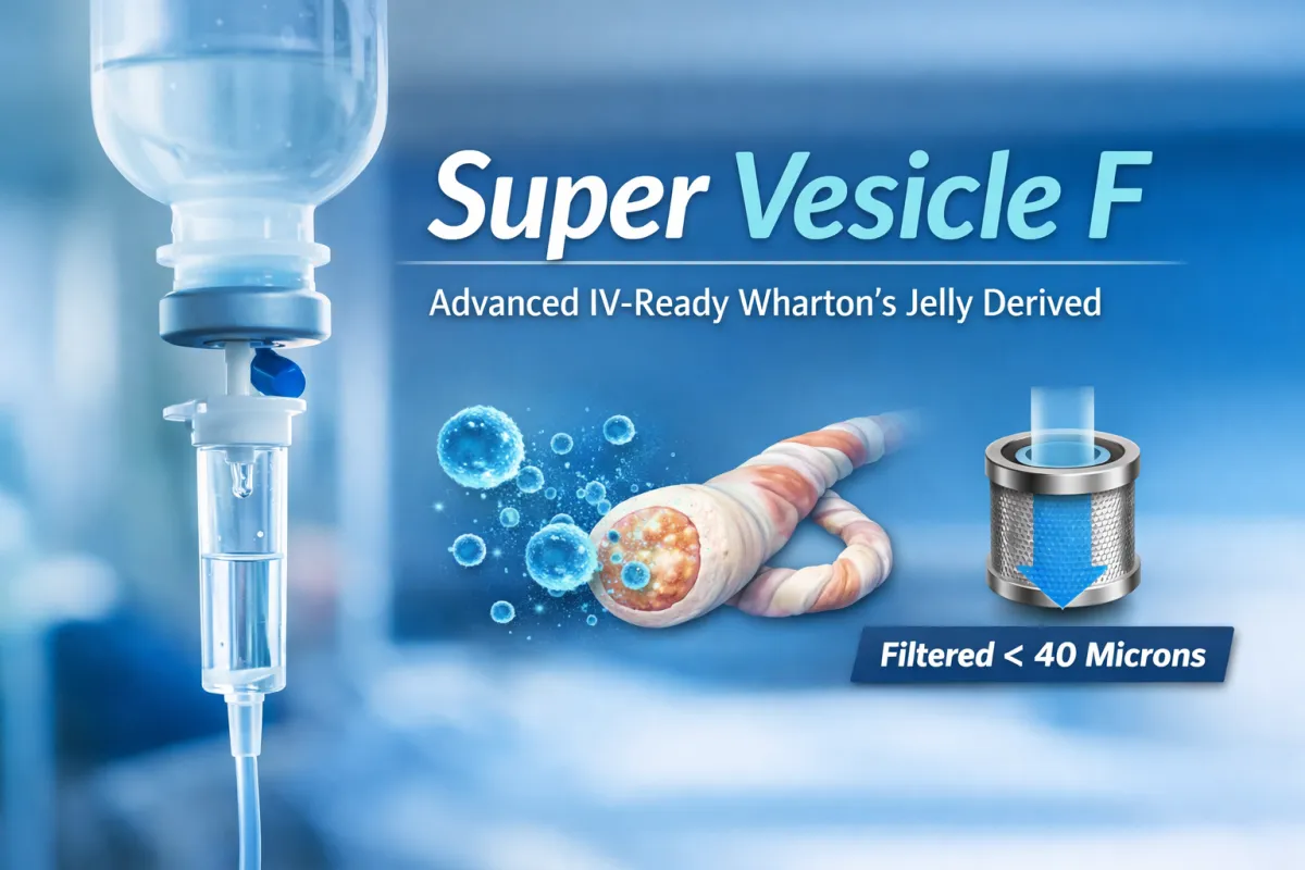 Super Vesicle F: Understanding IV-Ready Wharton's Jelly Products