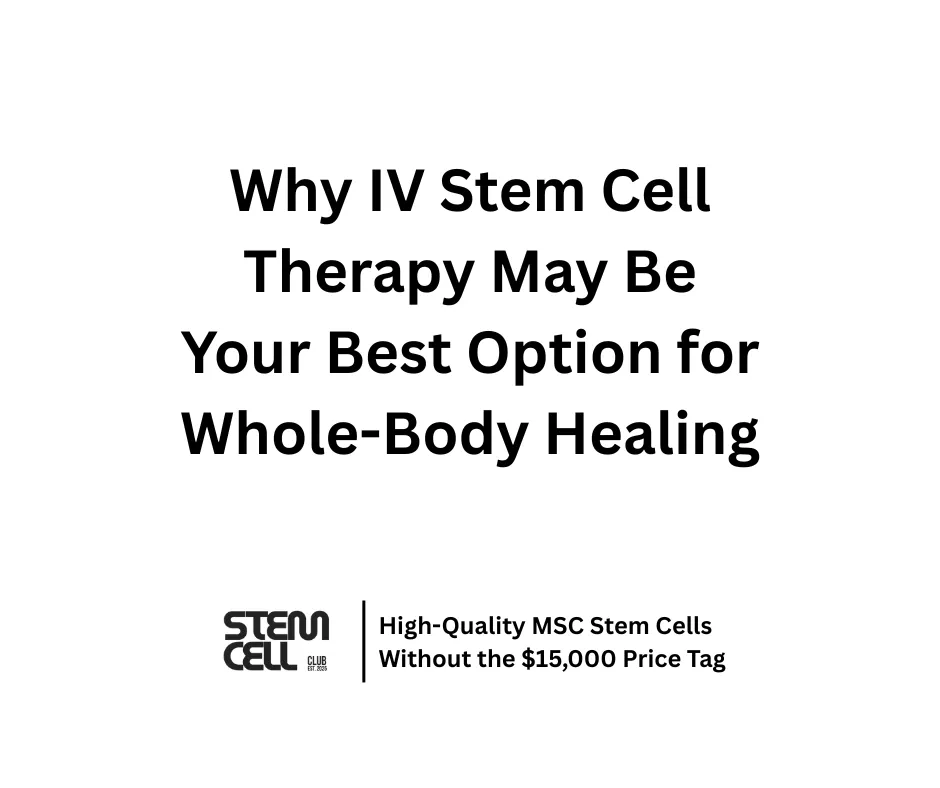 IV Stem Cell Therapy